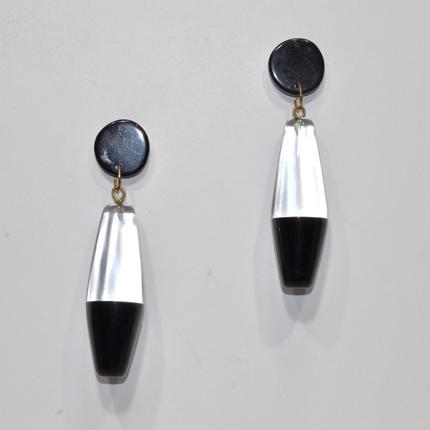 Enamel Drop Earring