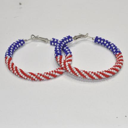 Usa Hoop Earrings