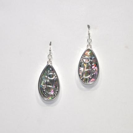 Turtles Opal Teardrop Earrings