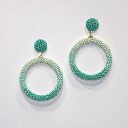 Seed Bead Hoops