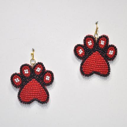 Dog Paw Earrings